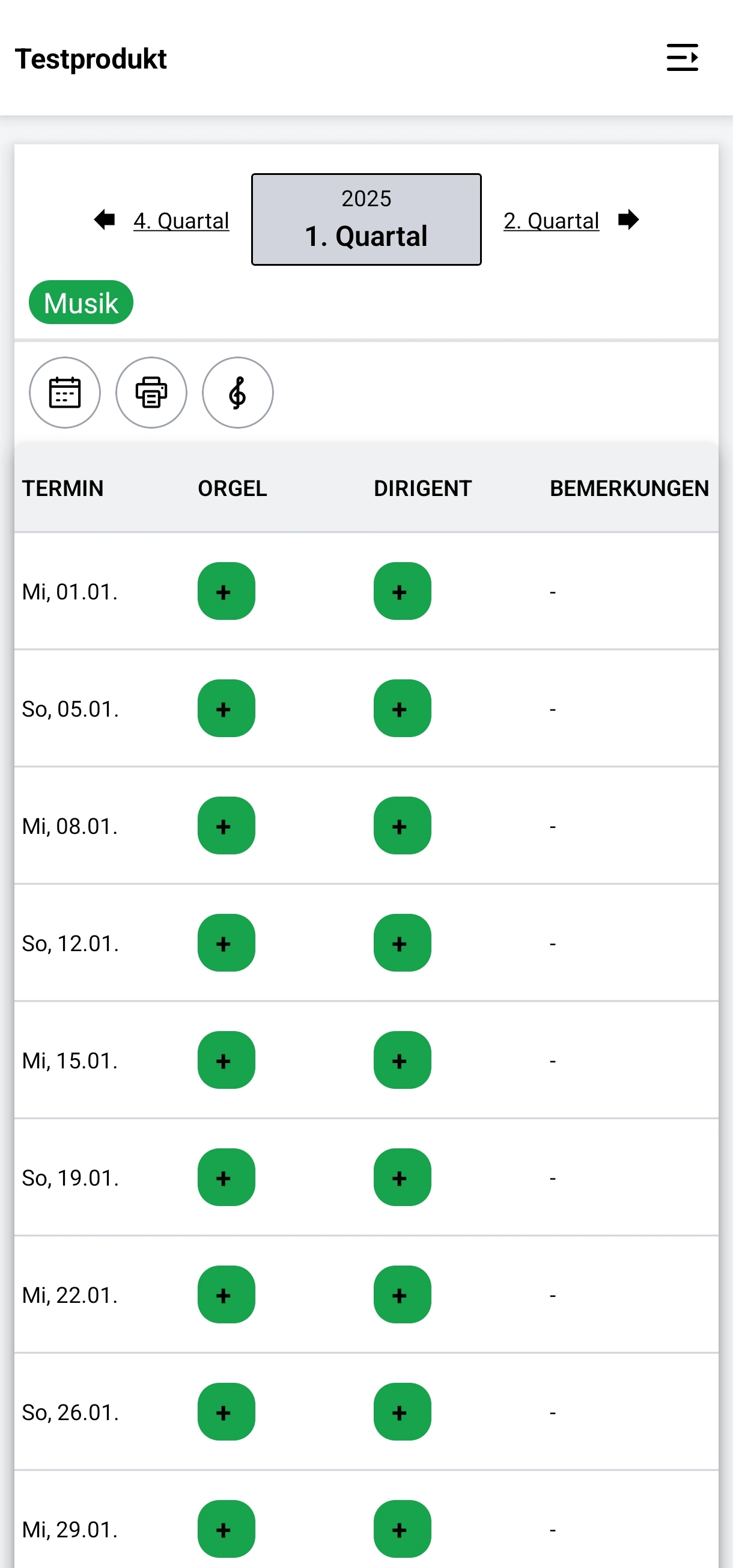 Landing Page App Screenshot